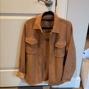 Tan Wool Blend Jacket